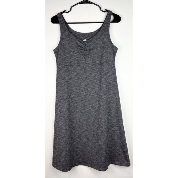 Womens Kuhl Mova Aktiv Athletic Tank Dress w Shelf Bra Heather Black/Gray MEDIUM - Picture 1 of 10